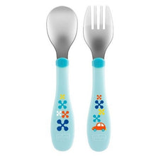 Load image into Gallery viewer, Chicco Metal Cutlery - Neutral
