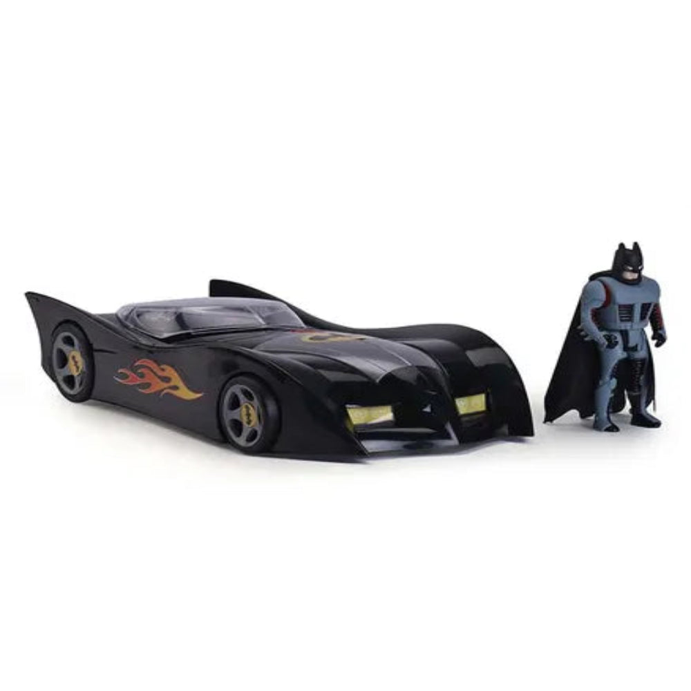 Black Batmobile With Batman Action Figure Car