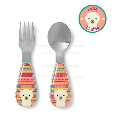 Llama Utensils Fork & Spoon