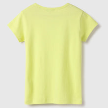 Load image into Gallery viewer, Yellow Regular Benetton Round Neck T-Shirt
