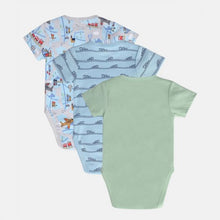 Load image into Gallery viewer, Airplane Theme Short Sleeves Onesie-Pack Of 2
