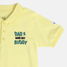 Load image into Gallery viewer, Yellow Half Sleeves Cotton Polo T-Shirt
