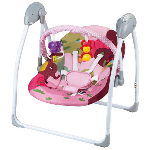 Pink Automatic Baby Swing