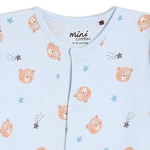 Load image into Gallery viewer, Blue &amp; Grey Bear Theme Full Sleeves Footsie - Pack Of 2
