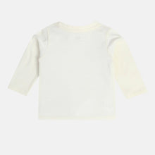 Load image into Gallery viewer, Ivory Abstract Printed Full Sleeves T-Shirt
