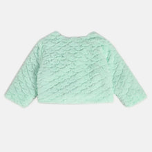 Load image into Gallery viewer, Mint Green Fur Winter Shrug
