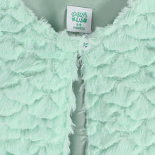 Load image into Gallery viewer, Mint Green Fur Winter Shrug
