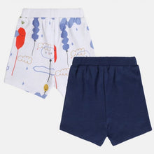 Load image into Gallery viewer, Navy Blue Cotton Shorts Pack Of 2
