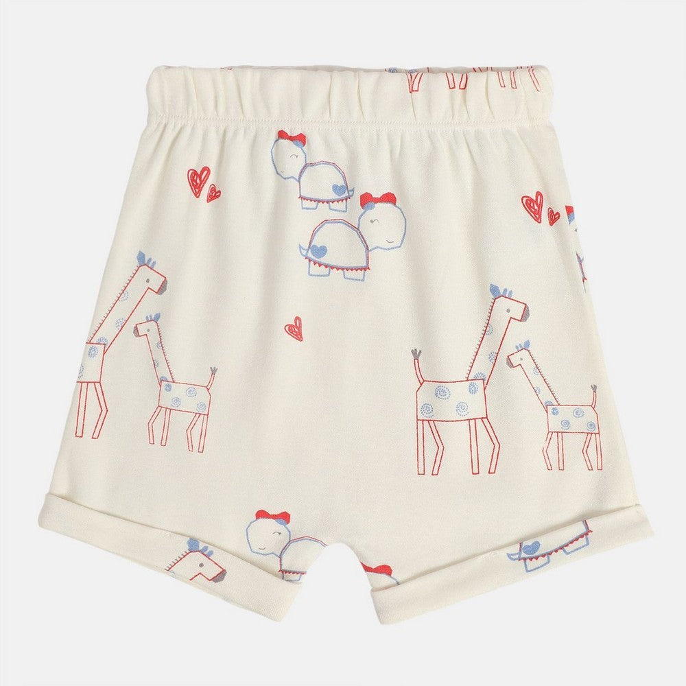 Pink Cotton Shorts Pack Of 2