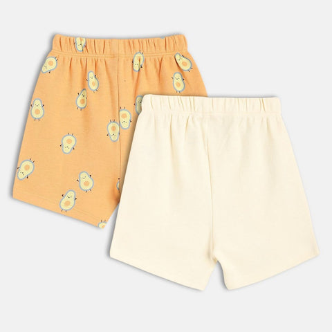 Fruit Printed Shorts Pack Of - 2