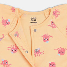 Load image into Gallery viewer, Pink Octopus Printed Pure Cotton Half Sleeve Jhablas - Pack Of 2
