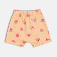 Load image into Gallery viewer, Pink Octopus Printed Shorts - Pack Of 2
