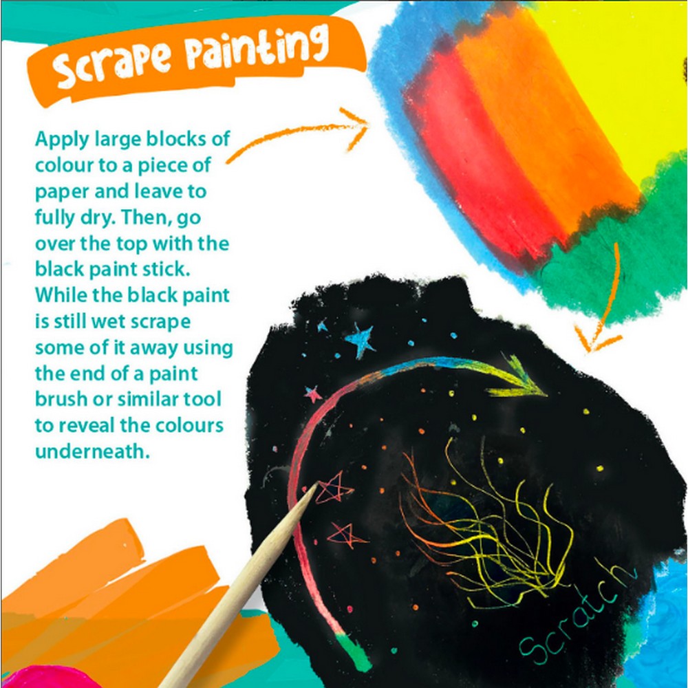 Paint Pop Assorted Quick Dry Paint Sticks- 24 Pack