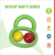 Load image into Gallery viewer, Green Ball Baby Rattle
