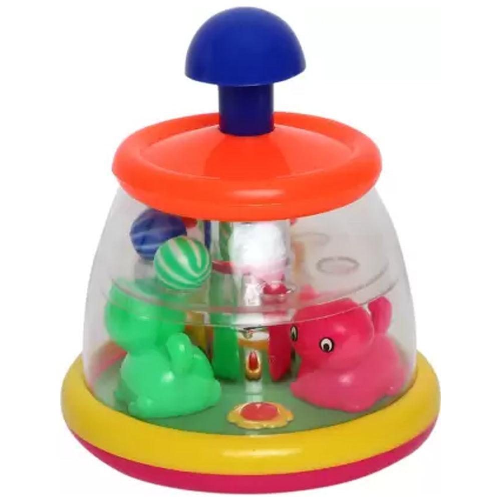 Push N Spin Cat Ball