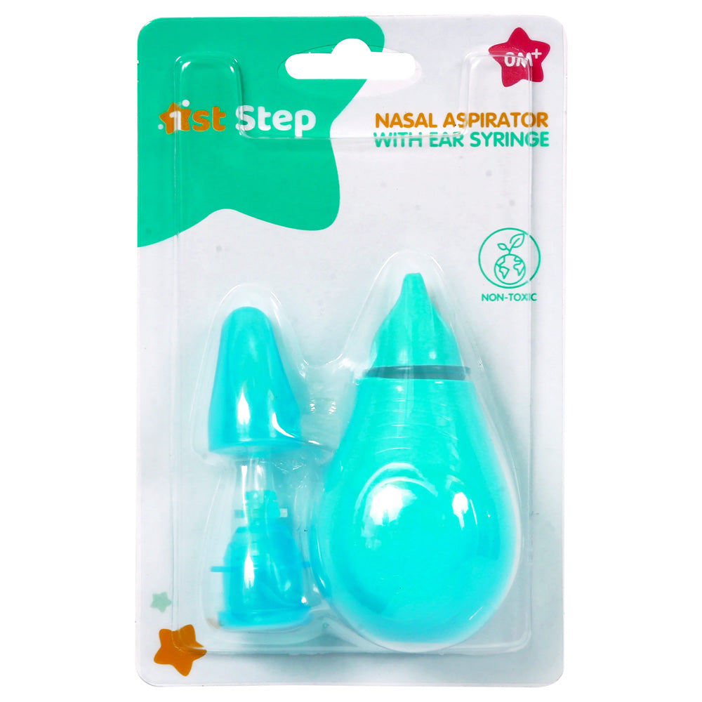 Green Nasal Aspirator With Ear Syringend