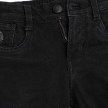 Load image into Gallery viewer, Black Stone Washed Relaxed Fit Jeans
