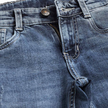 Load image into Gallery viewer, Denim Whiskered Relaxed Fit Jeans
