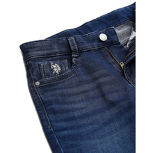 Load image into Gallery viewer, Blue Slim fit Whiskered Denim Jeans
