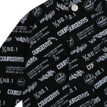 Load image into Gallery viewer, Black Typographic Printed Zip-Up Jacket With Joggers Co-Ord Set
