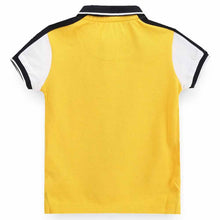 Load image into Gallery viewer, Colour Block Half Sleeves Cotton Polo T-Shirt
