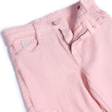 Load image into Gallery viewer, Pink Mid Rise Cargo Jeans
