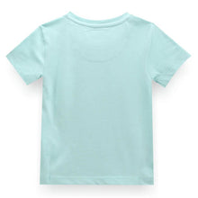 Load image into Gallery viewer, Blue Cotton Graphic Printed T-Shirt
