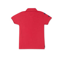 Load image into Gallery viewer, Red Cotton Pique Polo T-Shirt
