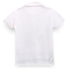 Load image into Gallery viewer, White Graphic Printed Polo T-Shirt
