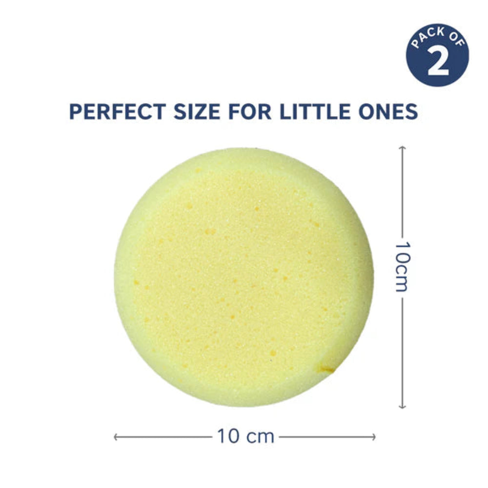 Soft & Gentle Baby Bath Sponge - Pack Of 2