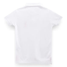 Load image into Gallery viewer, White Cotton Half Sleeves Polo T-Shirt
