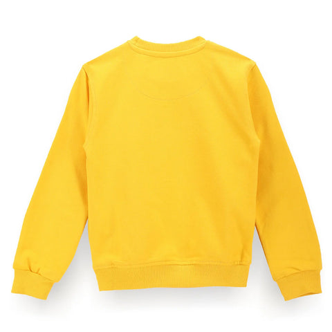 Yellow Brand Printed Sweatshirt
