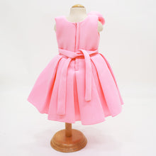 Load image into Gallery viewer, Pink Box Pleated Sleeveless Party Dress
