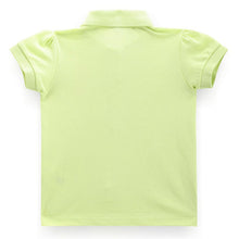 Load image into Gallery viewer, Green Ruffled Placket Polo T-Shirt
