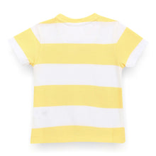 Load image into Gallery viewer, Yellow Horizontal Striped Pique T-Shirt
