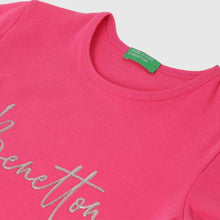 Load image into Gallery viewer, Pink Benetton Printed Cotton Top
