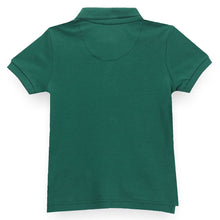 Load image into Gallery viewer, Green Flock Printed Polo T-Shirt
