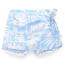 Load image into Gallery viewer, Blue Tropical Printed Skort
