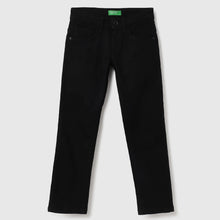 Load image into Gallery viewer, Black Solid Slim Fit Jeans
