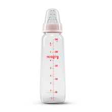 Load image into Gallery viewer, Glass Feeding Bottle With 2 Nipples - 240ml
