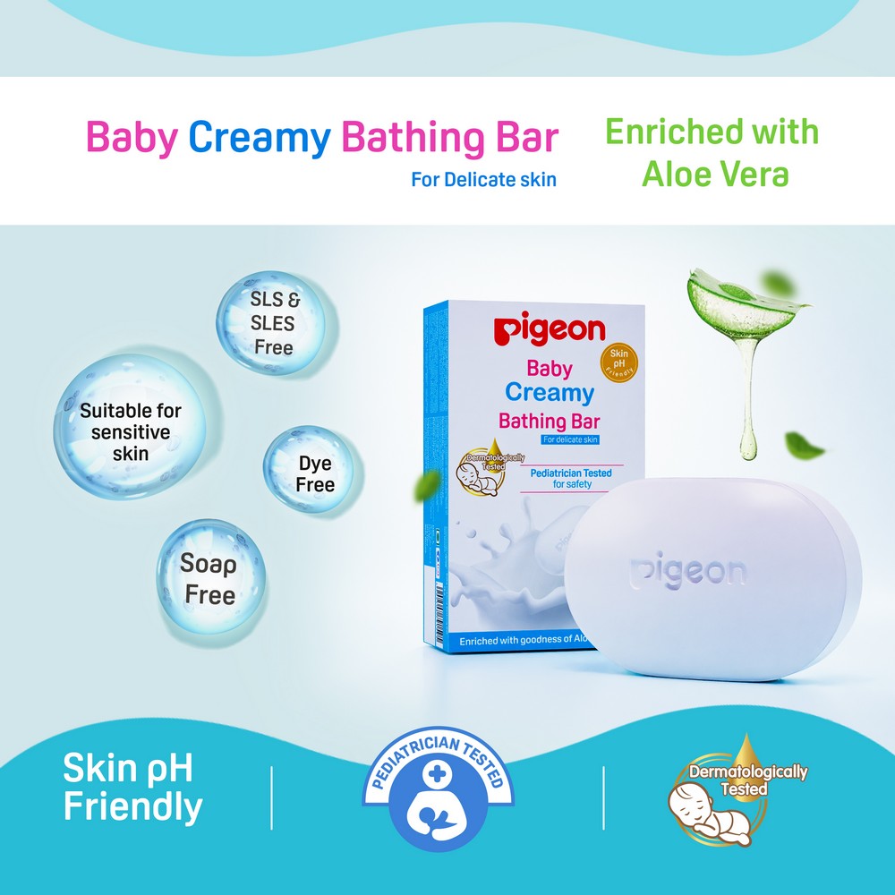 Baby Creamy Bathing Bar - 75gm