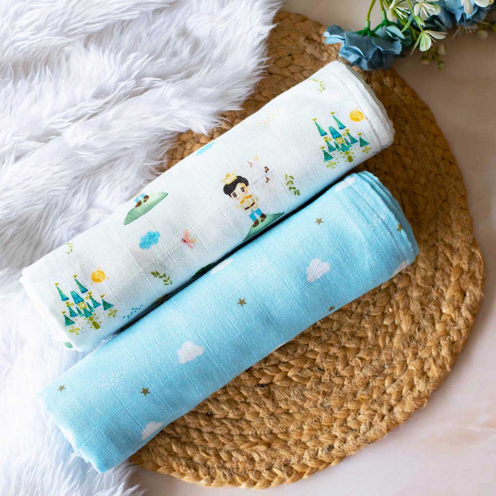 Blue The Little Prince Theme Newborn Gift Set