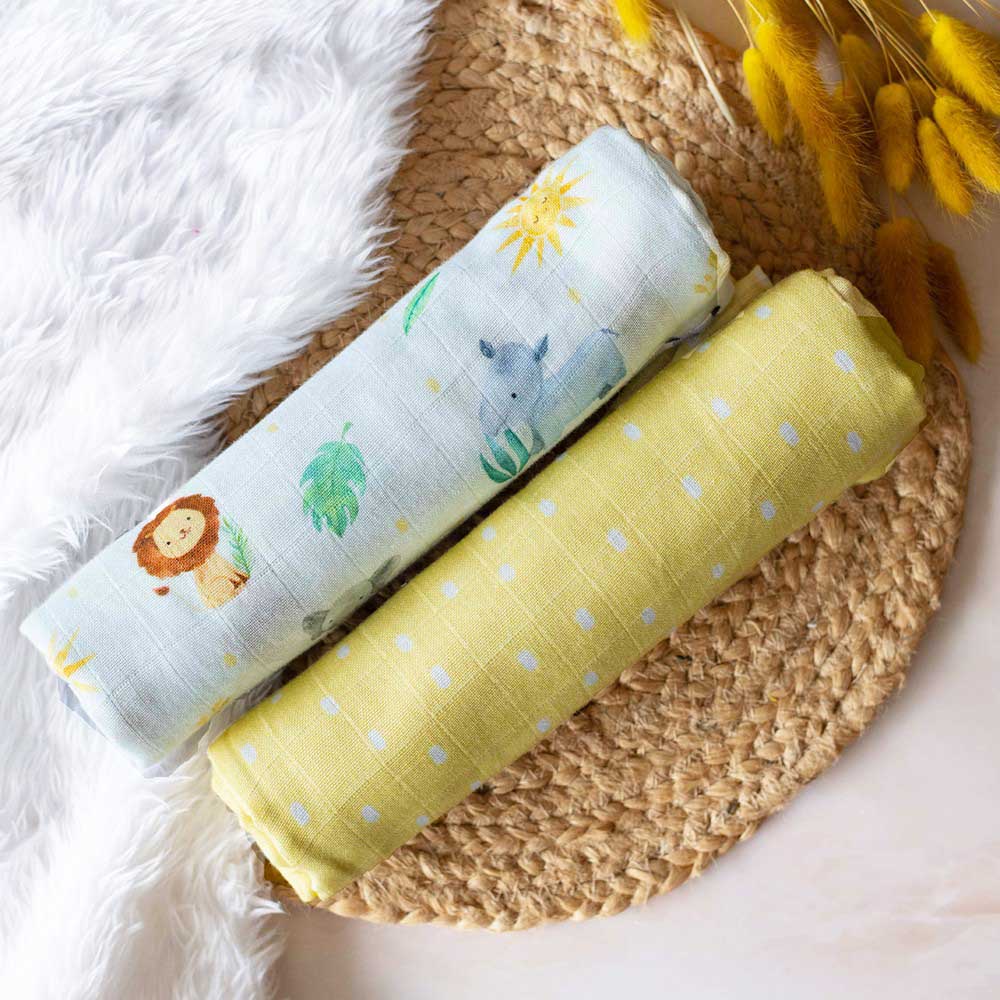 Yellow Into The Wild Newborn Gift Set