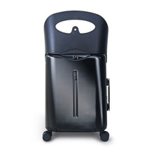 Load image into Gallery viewer, Miamily Midnight Black Ride-On Trolley Carry-On Luggage- 18 Inches
