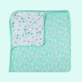 Green Arctic Into The wild Organic Muslin Blanket