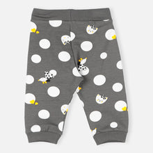 Load image into Gallery viewer, Grey Polka Dots Winter Joggers

