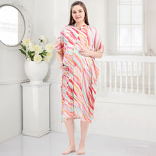 Load image into Gallery viewer, Pink Nursing Maternity Kaftan Dress
