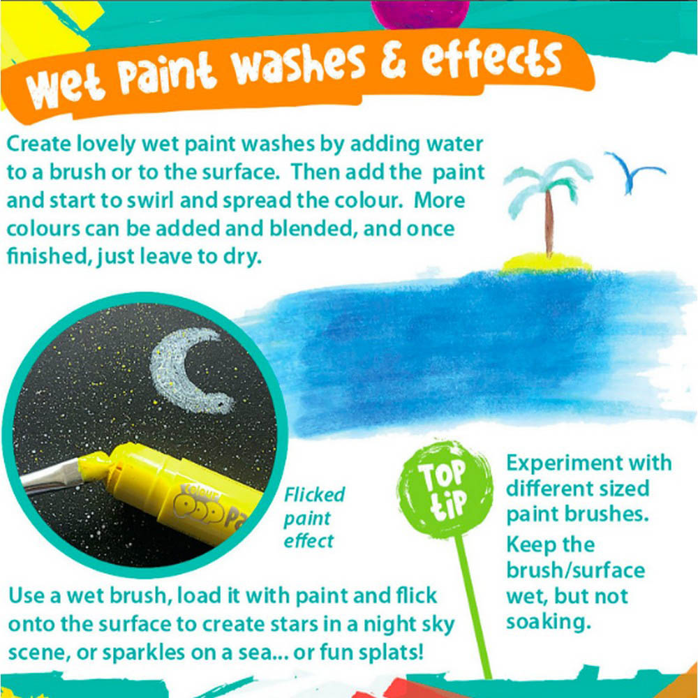 Paint Pop Assorted Quick Dry Paint Sticks- 24 Pack