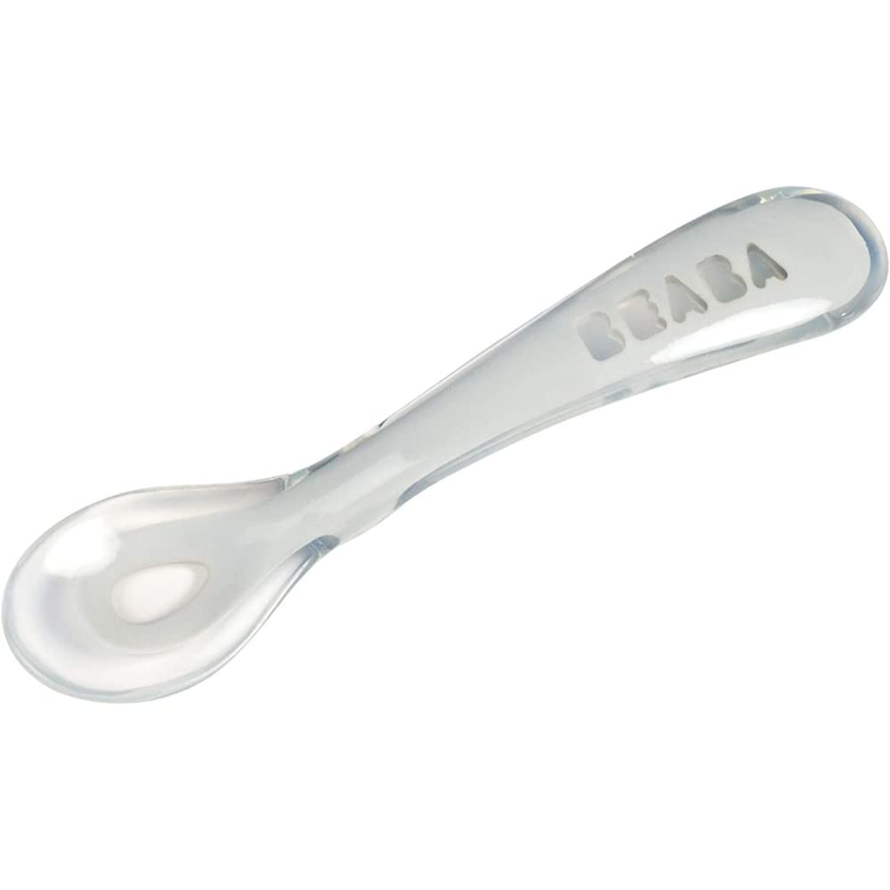 Grey 1st Stage Silicone Spoon