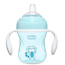 Load image into Gallery viewer, Chicco Blue Transition Cup- 200ml (Print May Vary)
